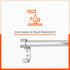 Lyra Aluminium Towel Rod / Rack / Hanger for Home (Large - 24 Inches)